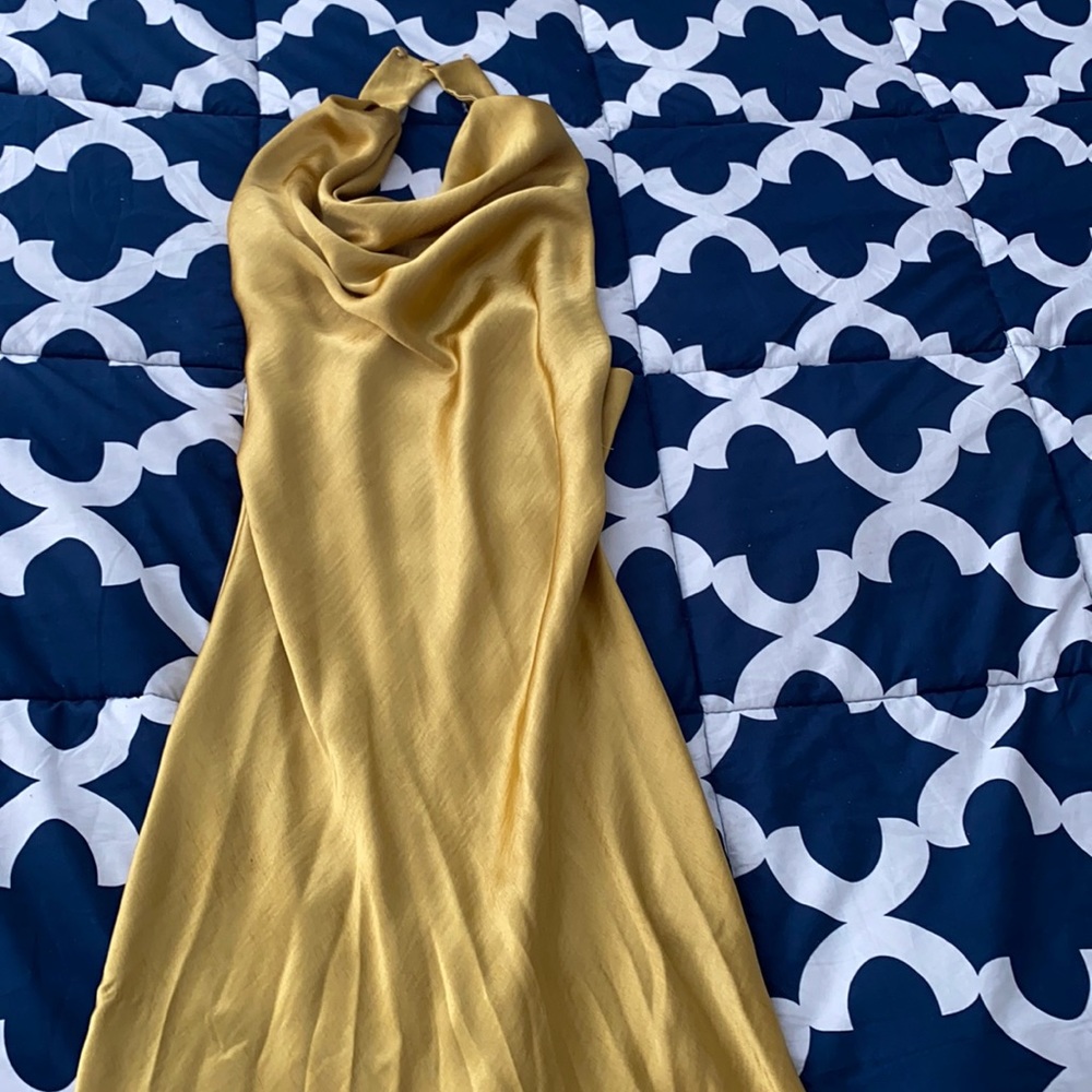 Sexy Satin Cow Neck Dress